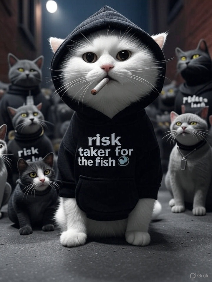Risk Taker Hood Cat Gang